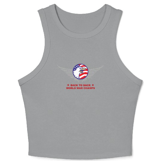 Back to Back B2B World War Crop Tank Top