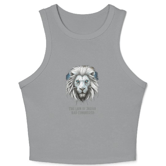 The Lion of Judah has conquered Crop Tank Top