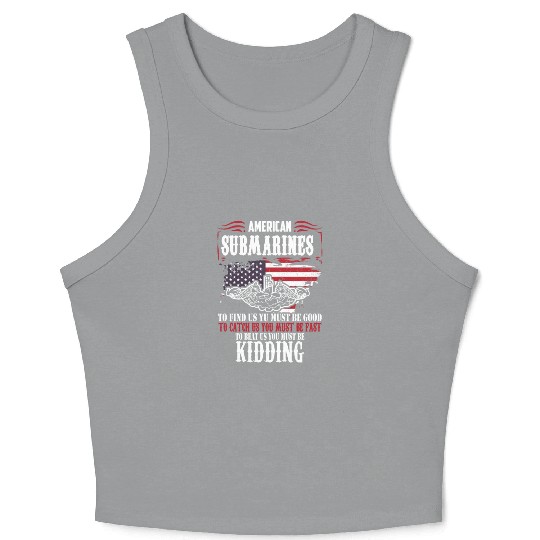 US Military Submarine Crop Tank Top