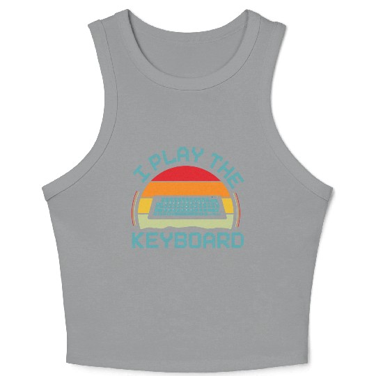 Keyboard Gamer Computer Science Gaming Crop Tank Top