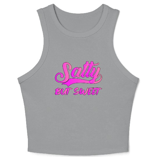 Salty But Sweet 9 Crop Tank Top