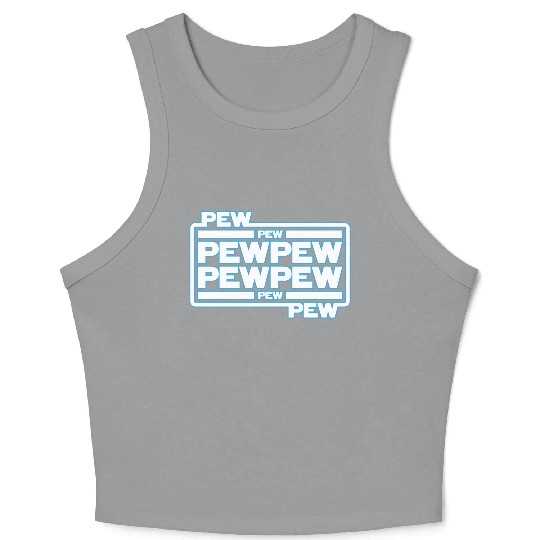 Pew Pew Pew Crop Tank Top