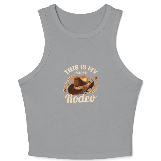 Rodeo Bull Riding Livestock Show Farmer Cattle Crop Tank Top