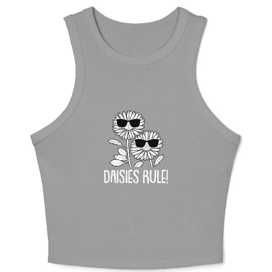 Daisy Gardening Sunglasses Crop Tank Top