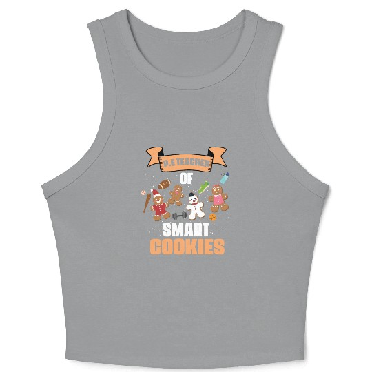 Physical Education Teacher Dad Phys Ed Crop Tank Top