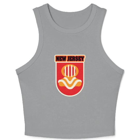 US States NEW JERSEY Crop Tank Top