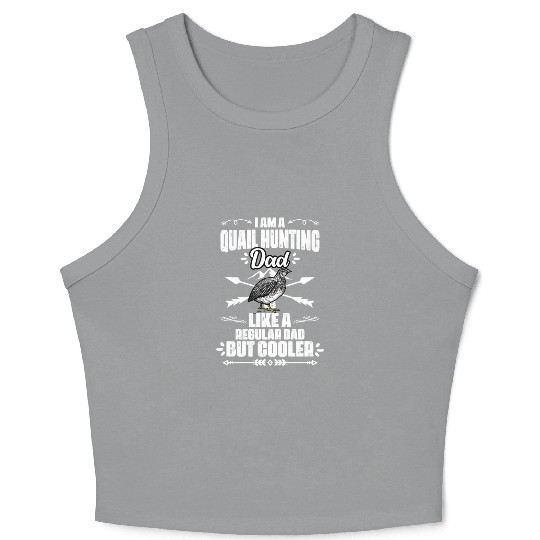 Funny Quail Hunting Season For A Bobwhite Quail Crop Tank Top