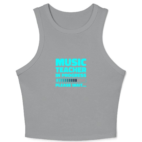 Music Teacher Crop Tank Top