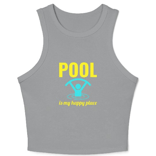 Water Aerobics Aquatic fitness Aqua Exercise Pool Crop Tank Top