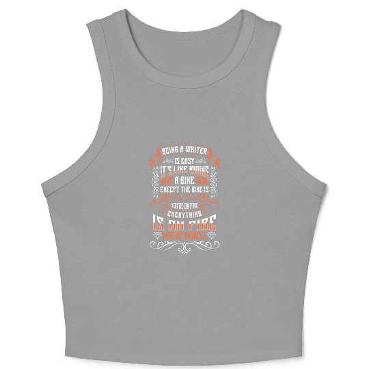 Writer Literature Crop Tank Top