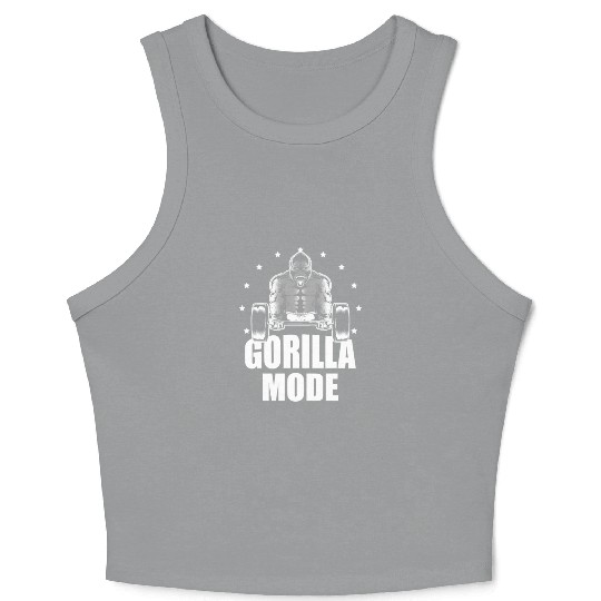 Gorilla Mode Monkey Whisperer Animal Zookeeper Crop Tank Top