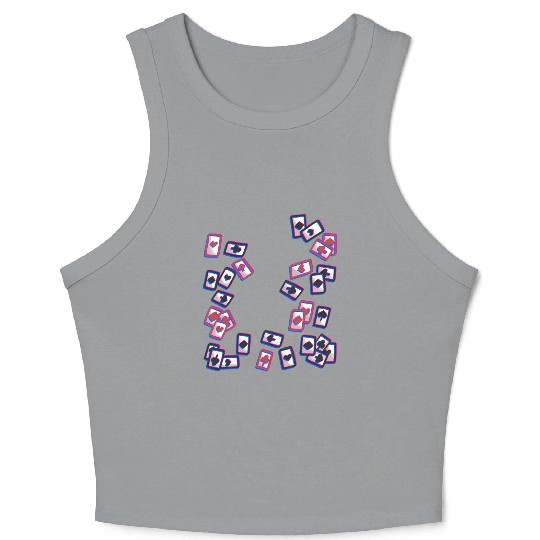 Playing card card game board game Crop Tank Top