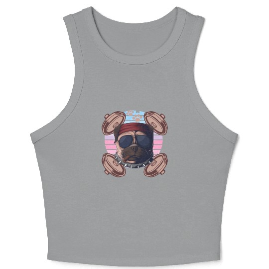 Gym Dog boss Crop Tank Top