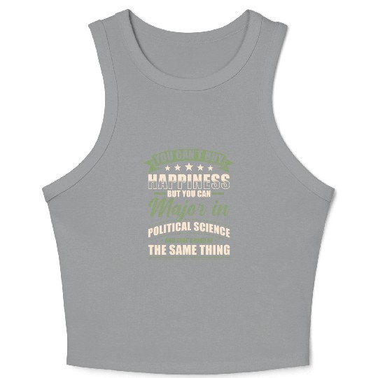 Political Science Major Crop Tank Top