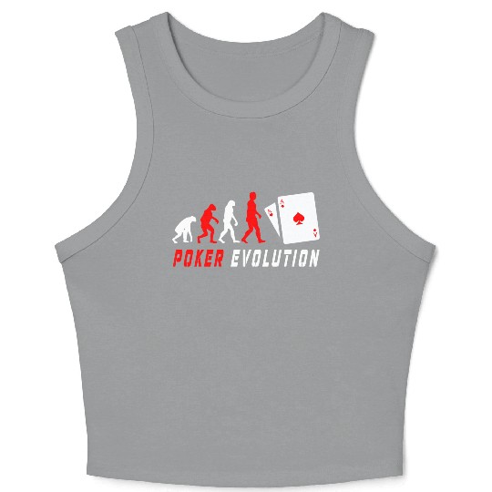 Poker Evolution Crop Tank Top