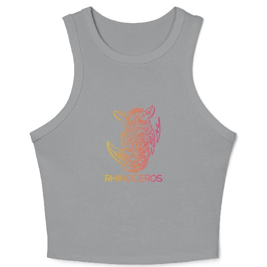 rhinoceros Crop Tank Top
