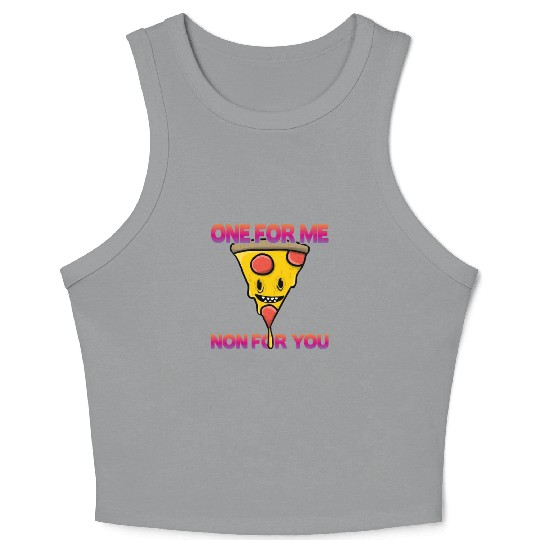 Pizza lover Crop Tank Top