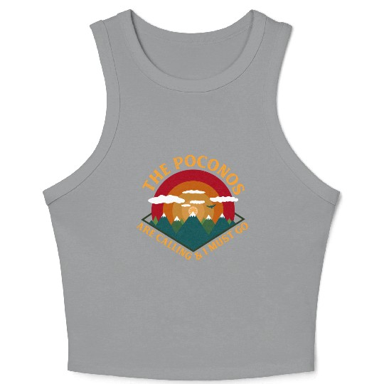 Pocono Mountains Pennsylvania Crop Tank Top