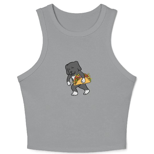 Great Dane Taco Lover Crop Tank Top