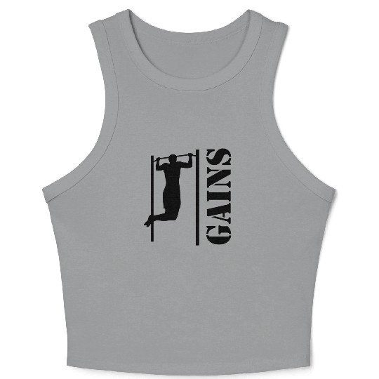 Bodybuilder Workout Pull Postal Service Back Exercise Gift Crop Tank Top