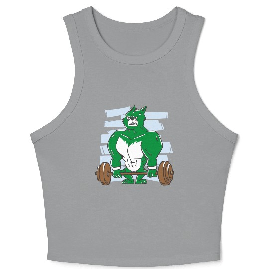 Pumping hulk. Gym Crop Tank Top