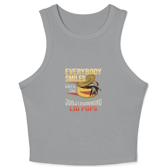 Canned Fish Surströmming Design for Swedish Fish Crop Tank Top