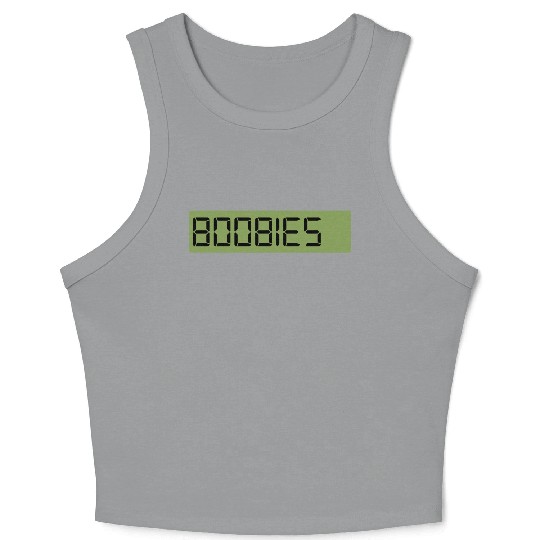 Boobies Crop Tank Top
