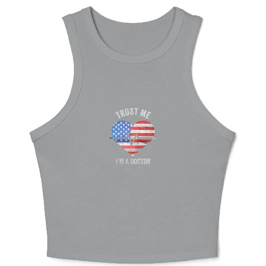 Trust Me I'm A Doctor Medicine and health Crop Tank Top