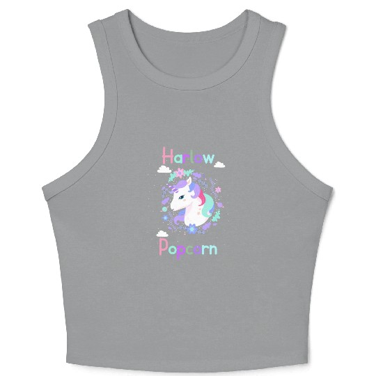 Harlow And Popcorn Merch Popcorn The Pony Crop Tank Top