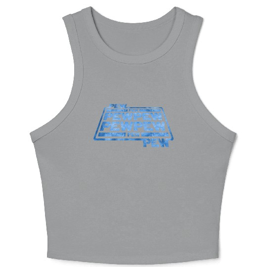 Pew Pew Pew Crop Tank Top