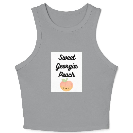 Sweet Georgia Peach Crop Tank Top