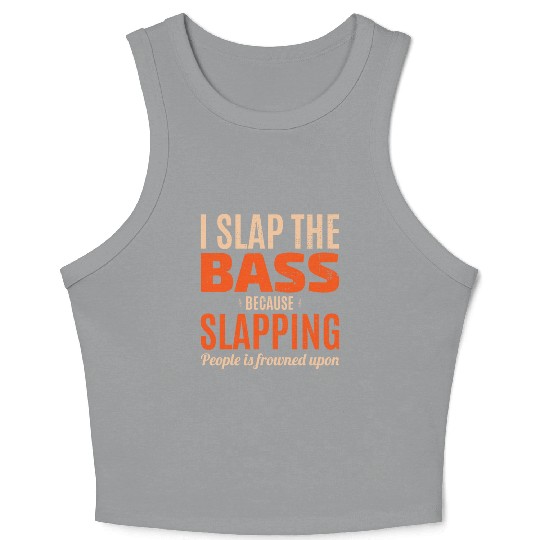 Bass Guitar Player Music Musician Bassist Funny Crop Tank Top