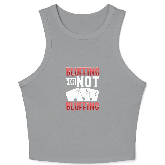 Poker Casino Poker Player Gambling Roulette Crop Tank Top