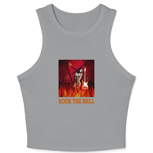 ROCK THE HELL Crop Tank Top