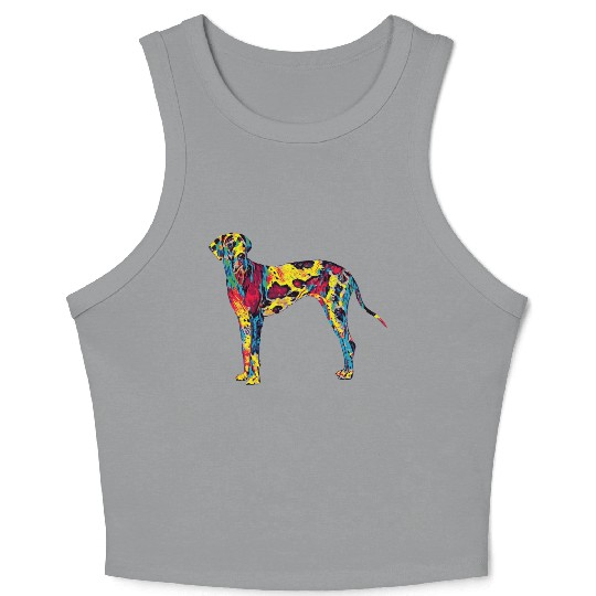 Big Dog Great Dane Crop Tank Top