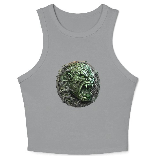 Angry Hulk Crop Tank Top