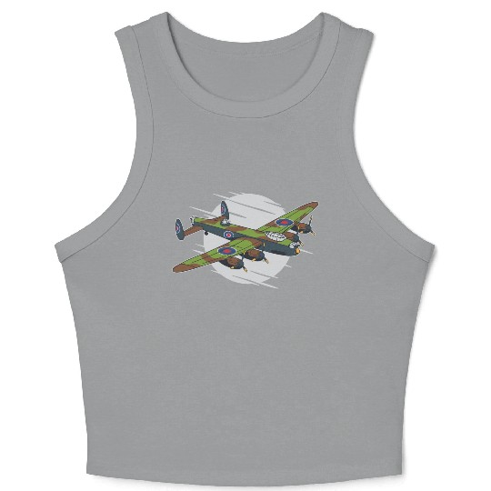 War-fighter jet plane War-fighter jet plane inspir Crop Tank Top