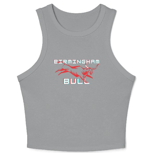 Birmingham bull Crop Tank Top