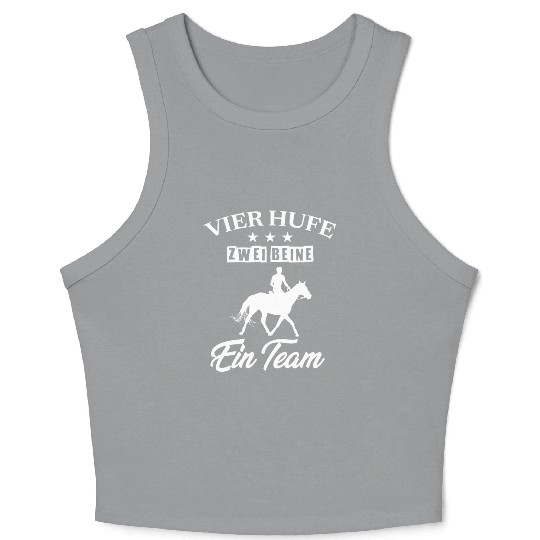 Horse Arrest, Horse, Equestrian Sport Crop Tank Top