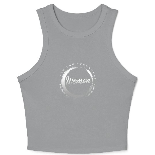 Pilot Crop Tank Top, Strongest Women Become Air Traffic