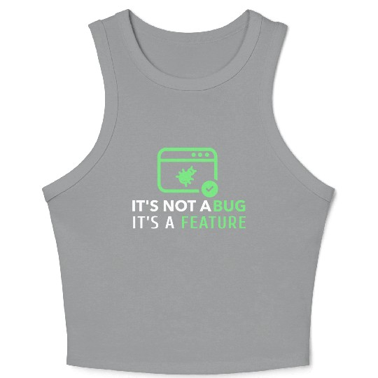 Fun and fun computer science Crop Tank Top for IT technici