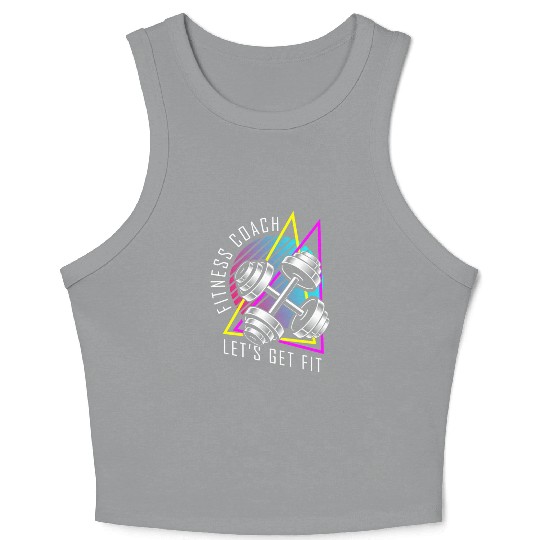 Gym Muscles Sports Education Crop Tank Top