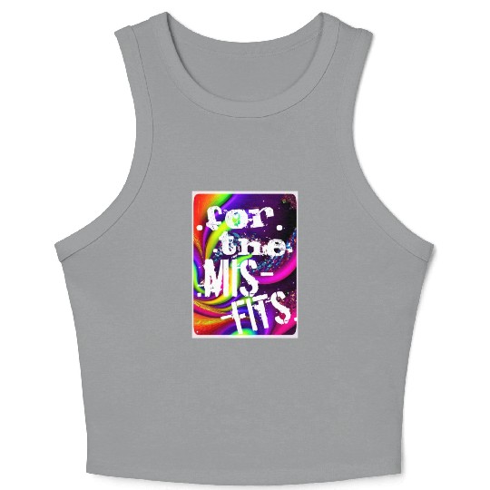 For the Misfits-2 Crop Tank Top