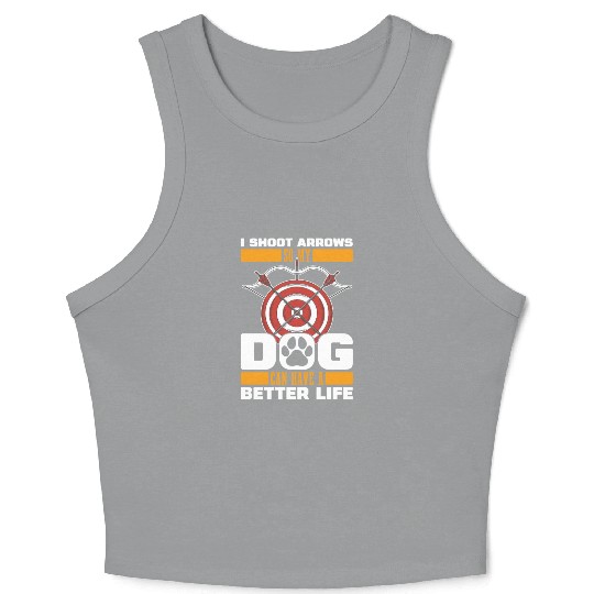 Archery Dog Crop Tank Top