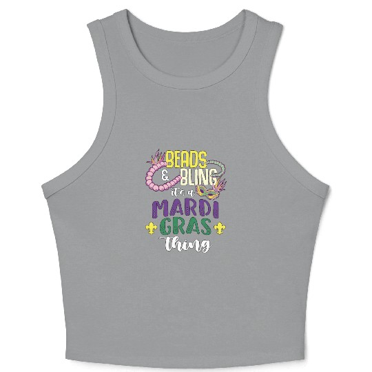 Beading Beads & Bling It's A Beaded Jewelry Beader Crop Tank Top