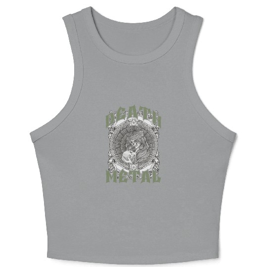 Goth Rock Satan Festivals Death Metal Crop Tank Top