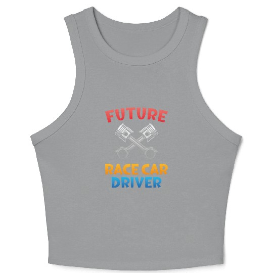 Drag Racing Race Car Future Race Crop Tank Top