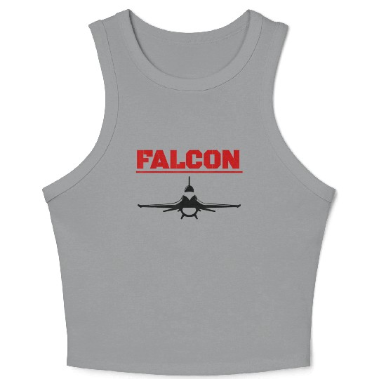 A great F 16 Falcon Aviation Crop Tank Top aka Viper