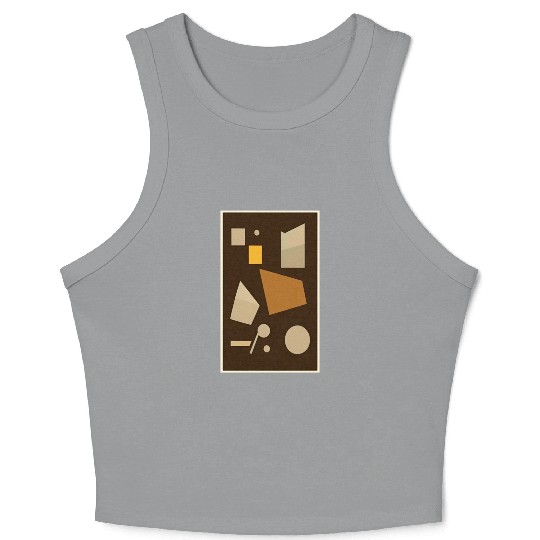Chocolate Espresso Candy Bar Crop Tank Top
