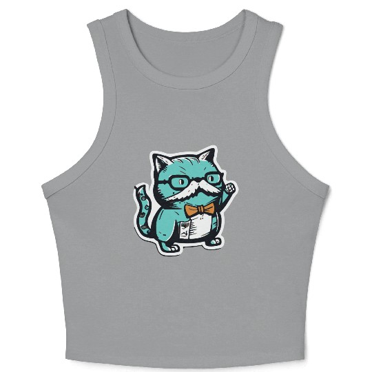 The Best Funny Cat Gifts For Cat Lovers Crop Tank Top